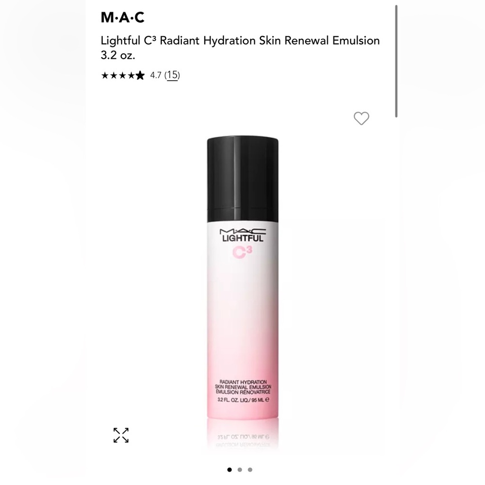 MAC Lightful C3 Radiant Hydration Skin Renewal Emulsion